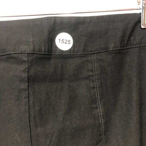 Anthropologie Maeve Flare Leg Pants Black Size US 14 / 32x31 - Picture 7 of 7